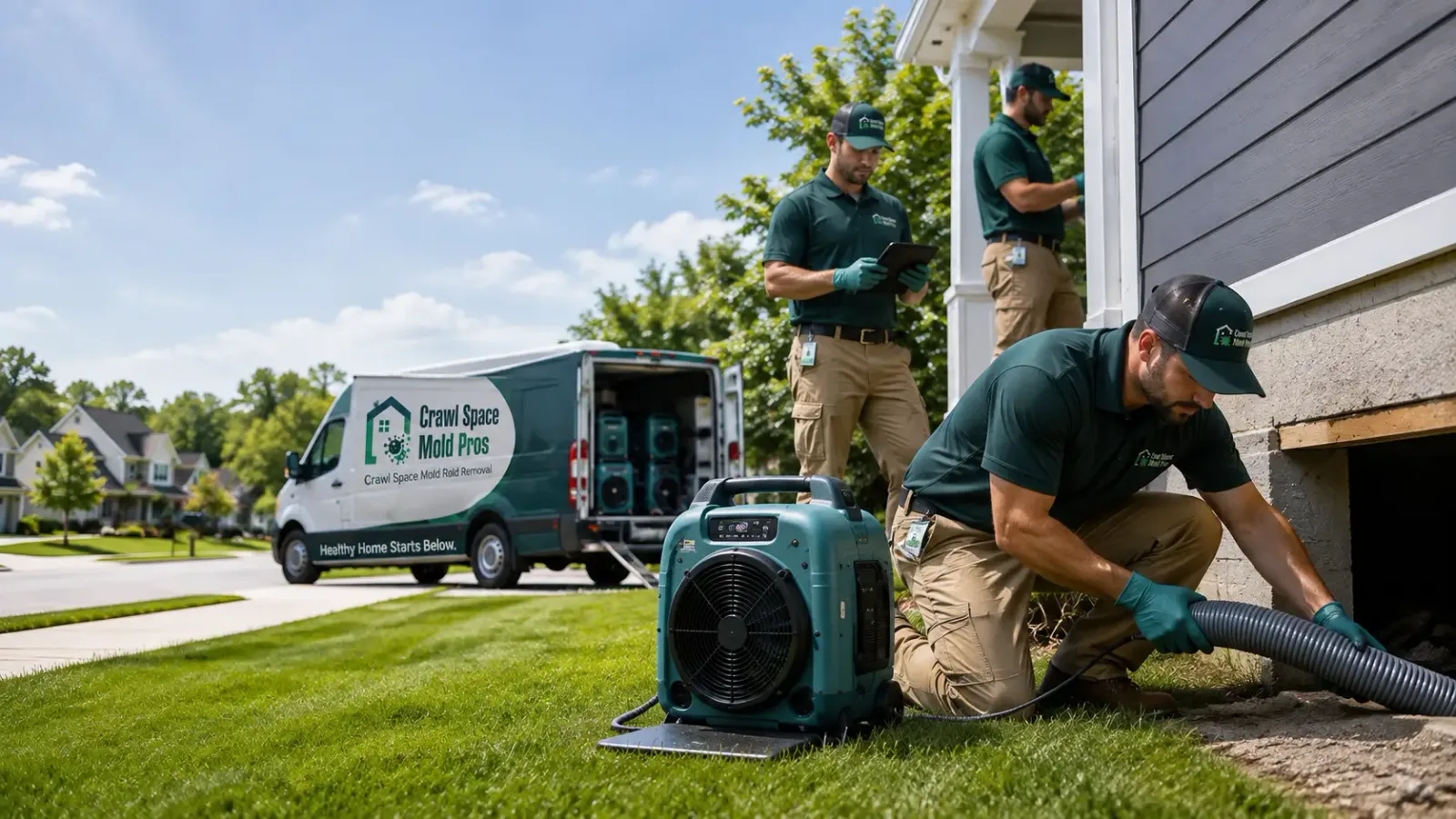 Crawl Space Mold Removal in Thorndike, MA